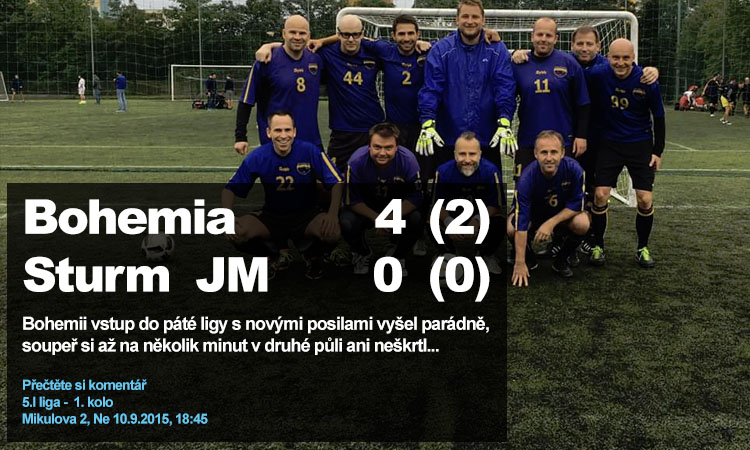 Bohemia 4-0 Sturm JM